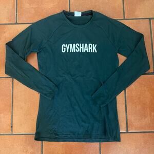 Green Gymshark Long Sleeve T-shirt Size Medium